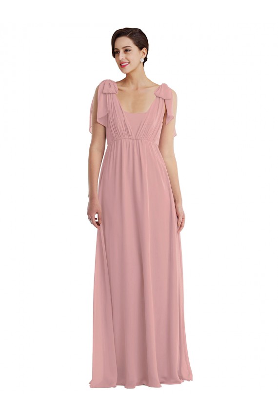 Best Sleeveless Long Halter Neck A-Line Soft Chiffon Maxi Evening Dress UK