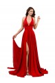 Best Sleeveless Open Back Long Halter Neck A-Line Sexy Evening Dress UK