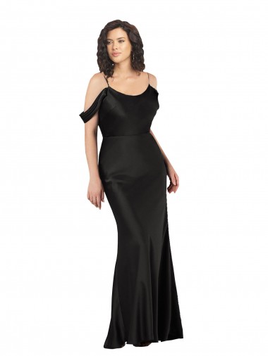 Best Sleeveless Low Back Long Off the Shoulder A-Line Sexy Evening Dress UK