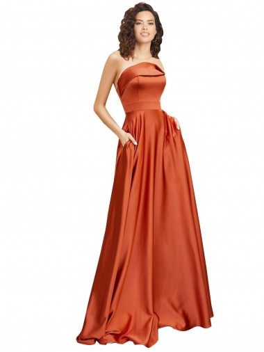 Best Sleeveless Low Back Sweep Train Round Neck A-Line Evening Dress UK