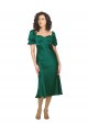 Best Short Sleeves Low Back Midi Length Sweetheart A-Line Evening Dress UK