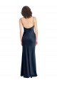 Best Sleeveless Open Back Long Cowl Neck A-Line Evening Dress UK