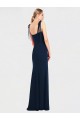 Best Sleeveless Low Back Long Spaghetti Straps Trumpet Semi Formal Evening Dress UK