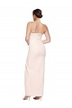 Best Sleeveless Low Back Long Cowl Neck Mermaid Stretch Satin Evening Dress UK