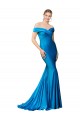 Best Sleeveless Long High Neck Mermaid Satin Evening Dress UK