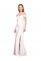 Best Sleeveless Long Off the Shoulder Mermaid White Evening Dress UK