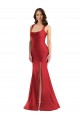 Best Sleeveless Long Square Neck Mermaid Plus Size Evening Dress UK