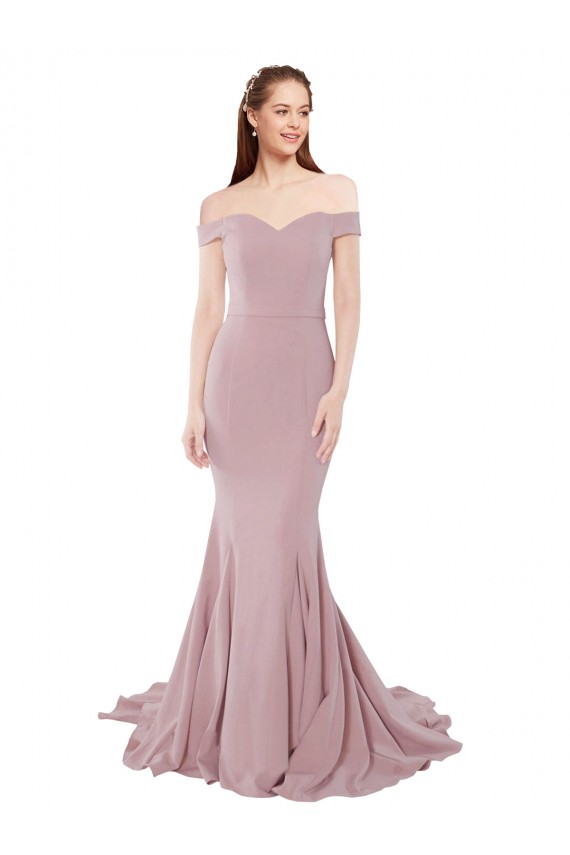 Best Sleeveless Sweep Train Sweetheart Mermaid Sexy Evening Dress UK