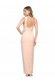 Best Sleeveless Long Square Neck Sheath Evening Dress UK