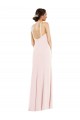 Best Sleeveless Low Back Long Halter Neck Trumpet Evening Dress UK