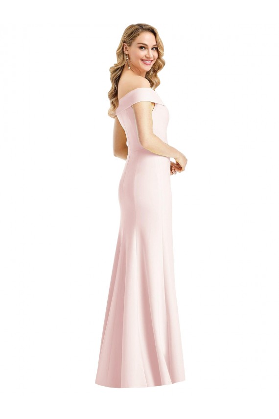 Best Sleeveless Long V-Neck Trumpet Sexy Evening Dress UK