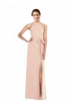 Best Sleeveless Open Back Long Halter Neck Trumpet Maxi Evening Dress UK