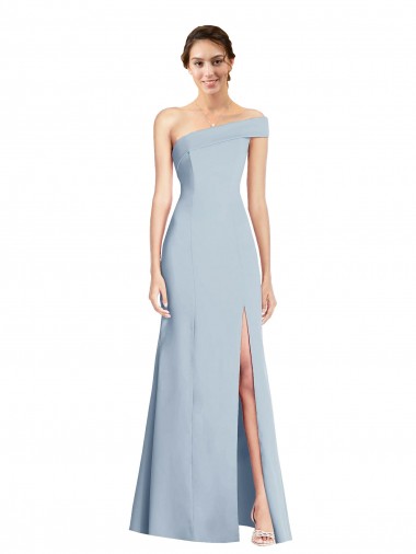 Best Sleeveless Long Off the Shoulder Trumpet Evening Dress UK