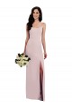 Best Sleeveless V-Back Long Spaghetti Straps Trumpet Evening Dress UK