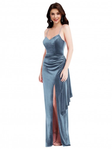 Best Sleeveless Low Back Long Sweetheart Trumpet Evening Maxi Dress UK